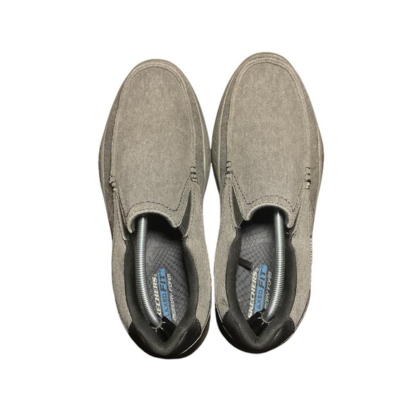 SKECHERS Cohagen Black Casual Loafers Relaxed Fit Men’s Shoe Size 11, 16941S